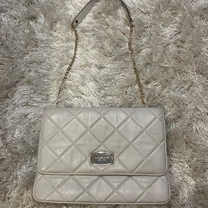 Michael Kors White Shoulder Bag
